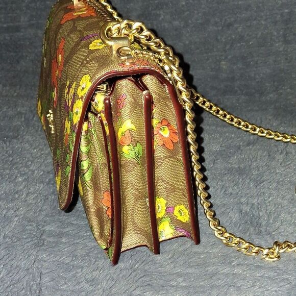 Coach Mini Klare Crossbody In Signature Canvas With Floral Print - Picture 2 of 11